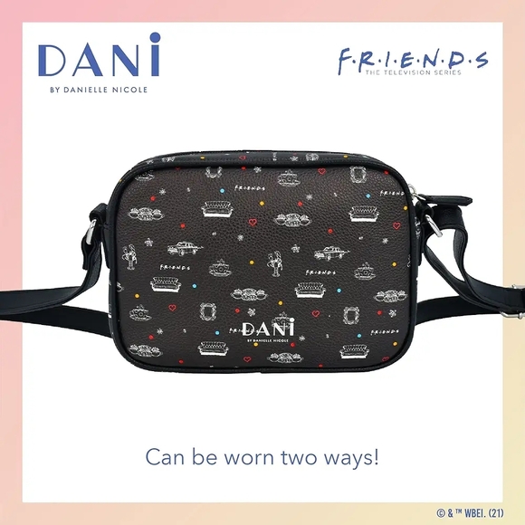 Dani By Danielle Nicole Friends Central Perk Logo Crossbody Bag - Picture 2 of 7